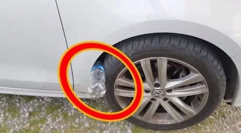 If You See Plastic Bottle On Your Car Tire