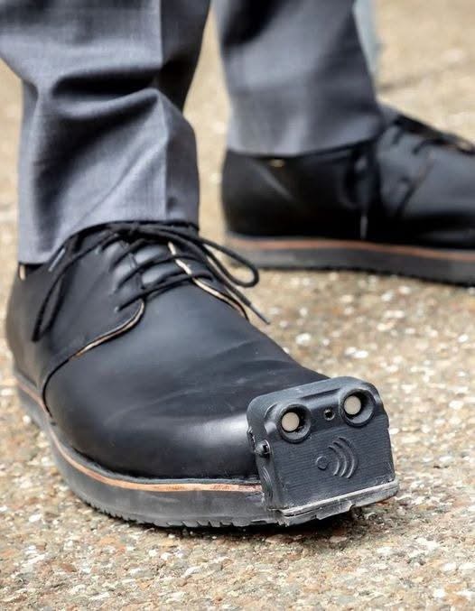 If you see someone wearing these shoes, stop what you’re doing and look around. You had probably better know what it means I had no idea…