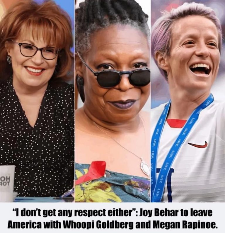 “I don’t get any respect either”: Joy Behar to leave America with Whoopi Goldberg and Megan Rapinoe.