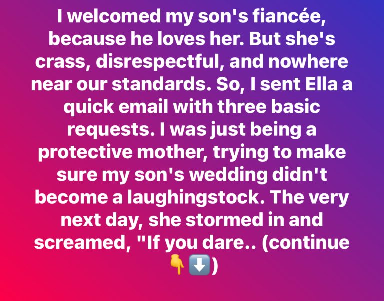 I Set Three Conditions to My Son’s Fiancee for Their Wedding, Her Reaction Confused Me