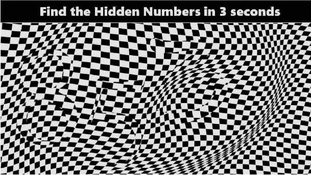 You Have Hawk Eyes If You Can Spot Hidden Numbers Within 3 Seconds!