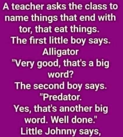 Teacher Asks Students to Name