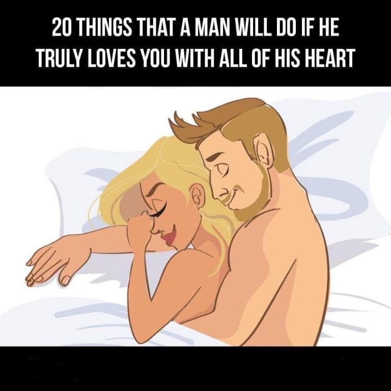 When a man truly loves you, he does these 7 things in bed.