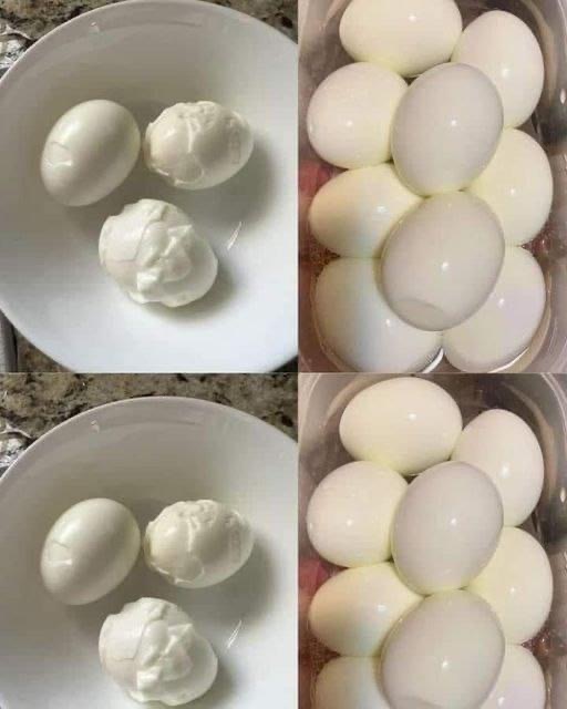 How to PERFECTLY peel hard boiled eggs!