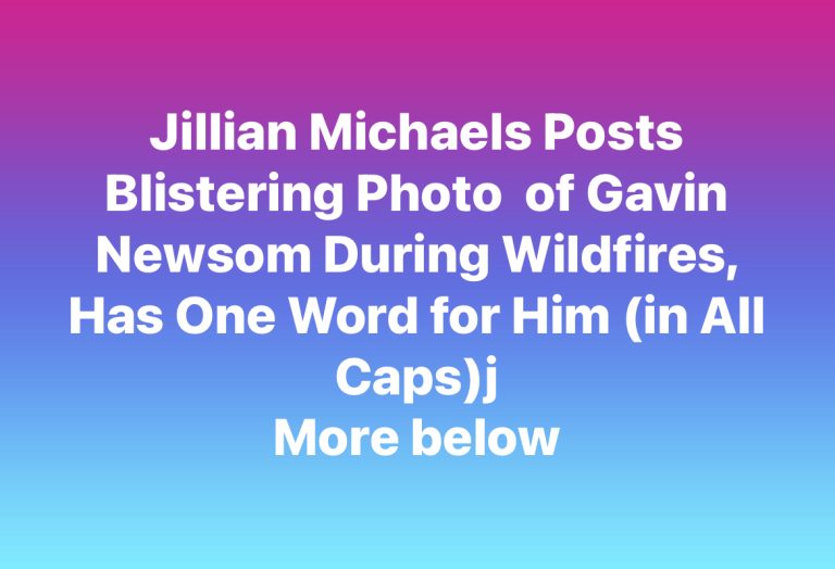 ,,Jillian Michaels Posts Blistering Photo of”