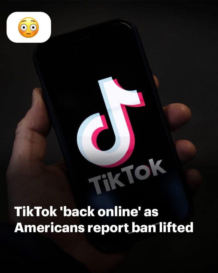 TikTok is back online and ‘restoring services’ after Trump promised!!