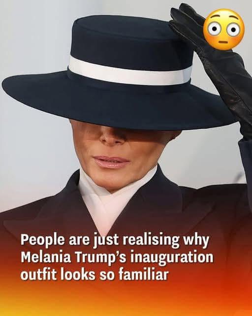 Why Melania Trump’s Inauguration Outfit Seemed So Familiar!!!