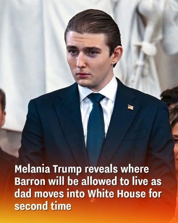 Melania Shares Details Where Barron Will Be Living as