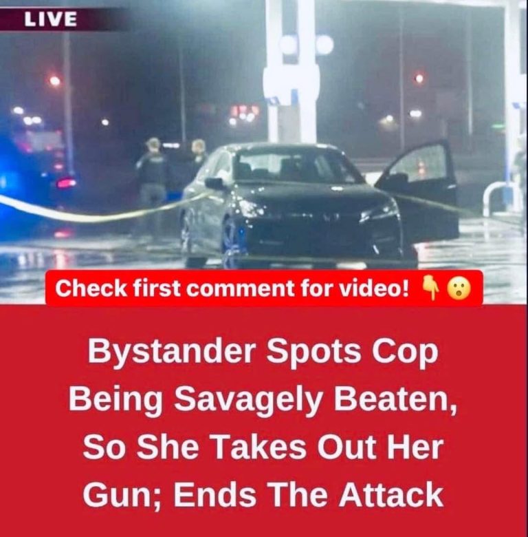 Bystander Spots Sergeant Being Savagely Beaten, So She!!