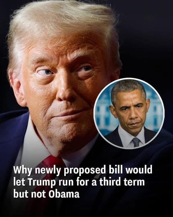 Why newly proposed bill would let Trump run for a third term but not Obama!!