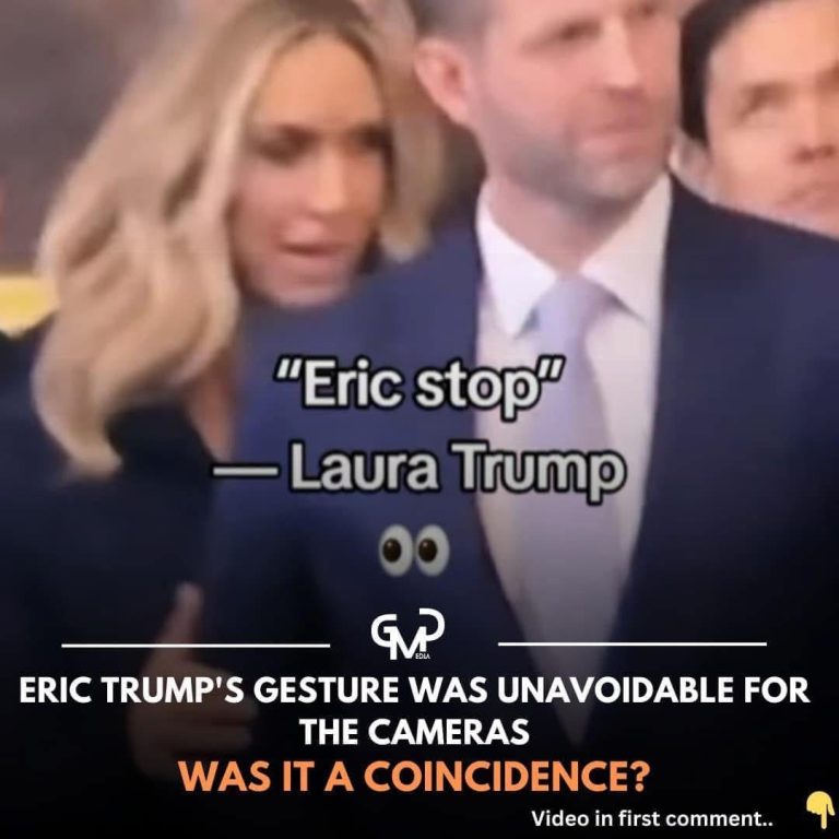 Eric Trumps Viral Gesture Sparks!