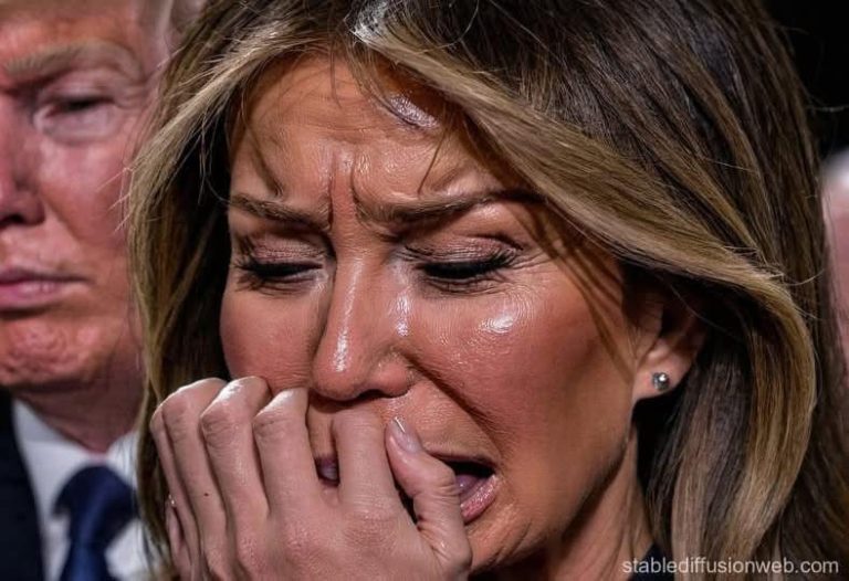 HARTBROKEN – Melania Trump overcome!