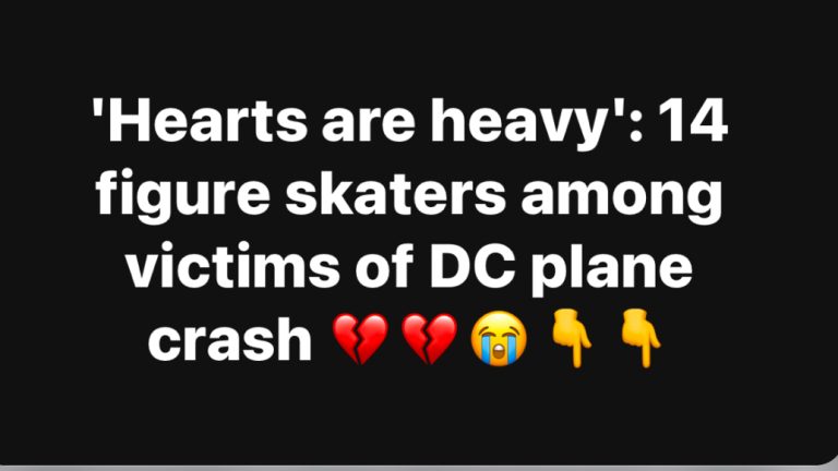 Hearts are heavy’: 14 figure skaters among victims of DC plane crash!