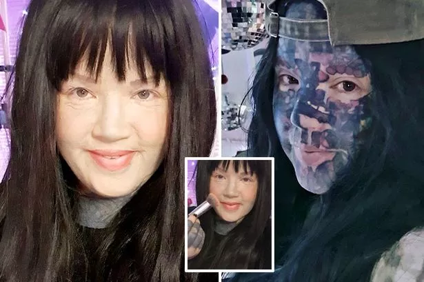 Guess What This Tattooed Mom Looks Like Without Her Tattoos