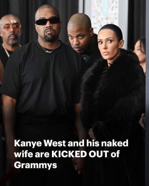 OFF THE RECORD Kanye West And N**ed Bianca Censori ‘Kicked Out’ Of Grammy Awards 2025!