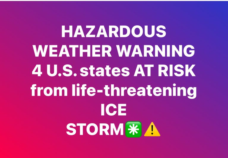 4 US States Under Threat from!