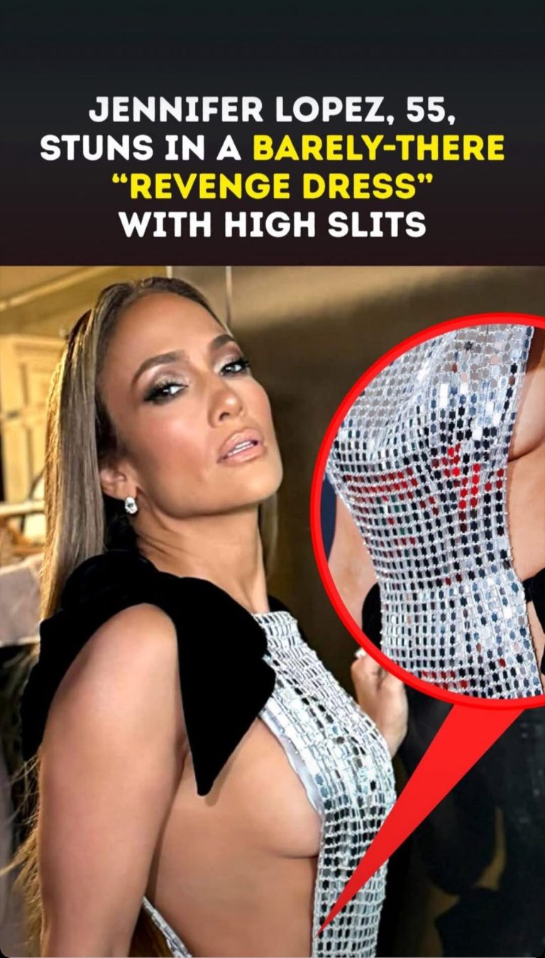 Jennifer Lopez, 55, Stuns in a Barely-There “Revenge Dress” With High Slits