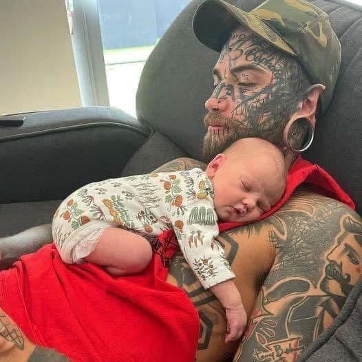 A 24-year-old father, who has