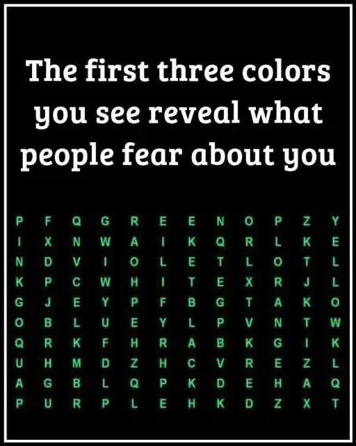 The First Three Colors You See Reveal How You INTIMIDATE People!