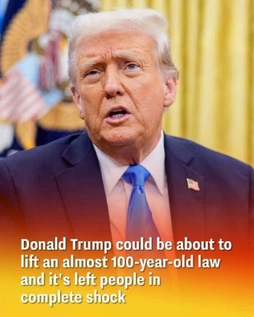 could be about to lift an almost 100-year-old law and it’s left people in complete shock!!
