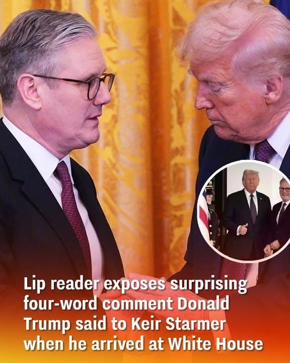 Lip reader exposes surprising four-word comment Donald Trump..