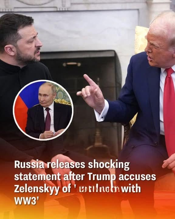 Russia Issues Shocking Response After Trump Blames Zelenskyy for ‘Risking WW3’!
