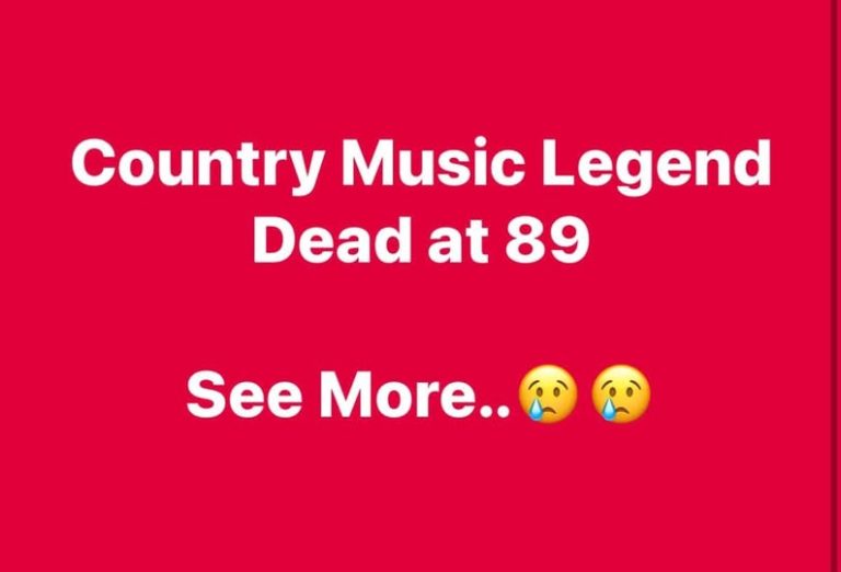 Country Music Legend Passed Away at 89