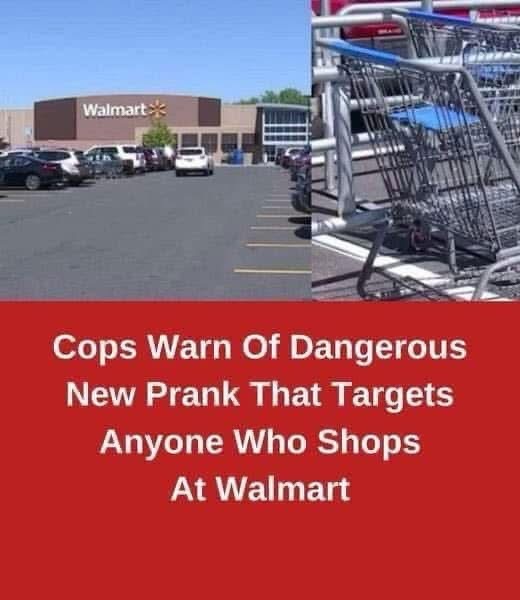 COPS WARN OF NEW AND DANGEROUS PRANK