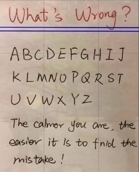 See What’s wrong with this image?