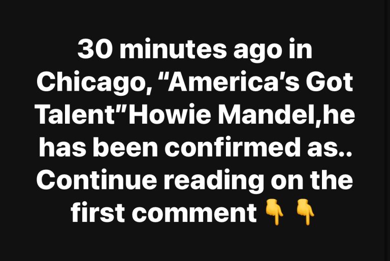 VERY ՏАD , 30 minutes ago in Chicago, “America’s Got Talent” Howie Mandel, he has been confirmed as…