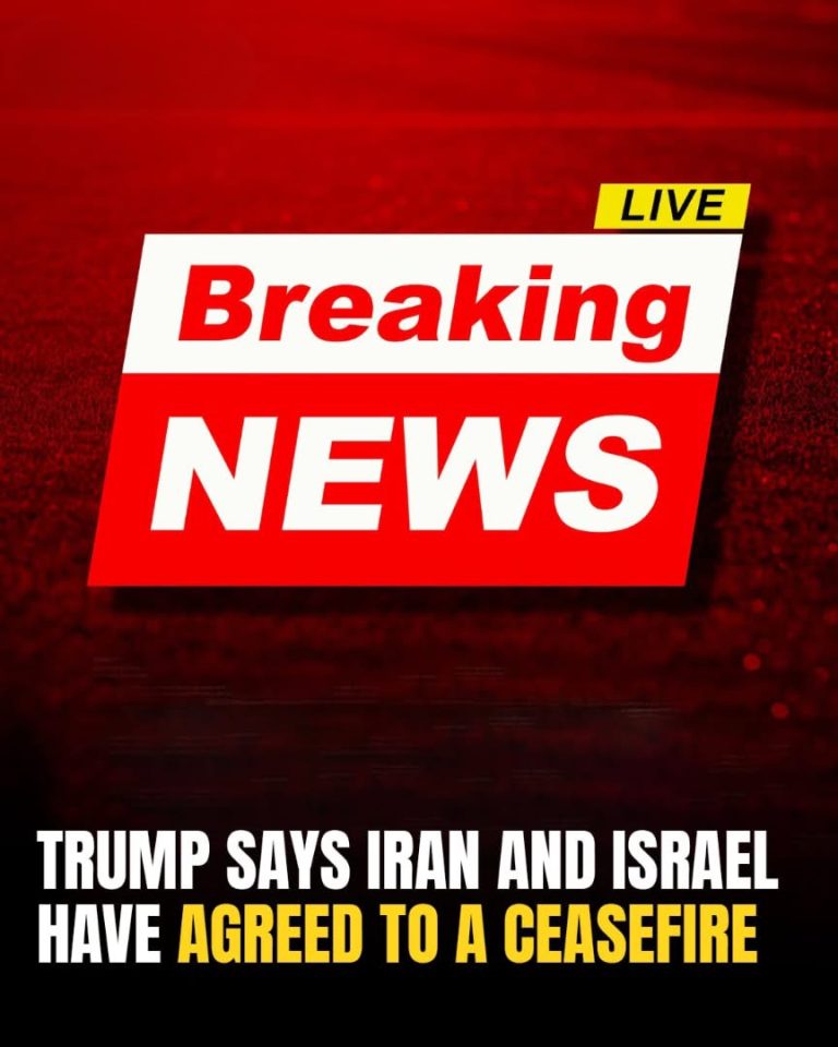 Breaking: Trump Announces Ceasefire To Begin In 6 Hours