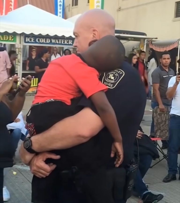 He Fell Asleep in a Police Officer’s Arms—But That’s Not