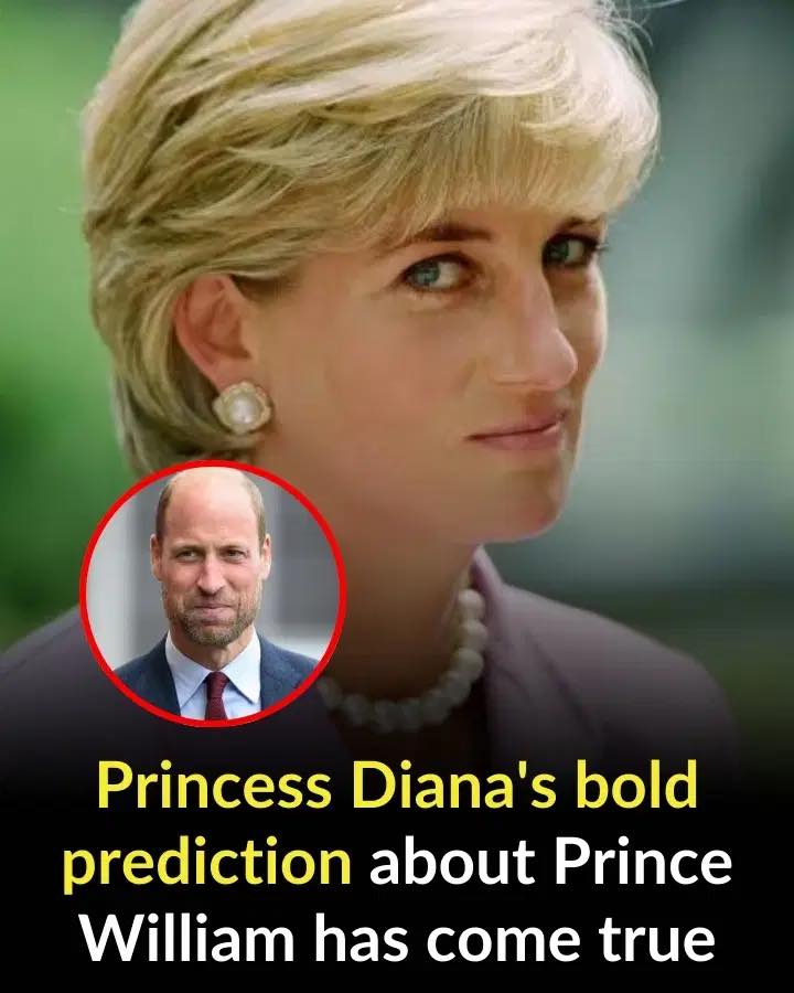 A prediction Princess Diana made about William has come true.