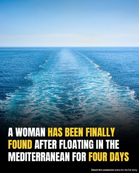 After four days alone at sea, a British woman was finally found