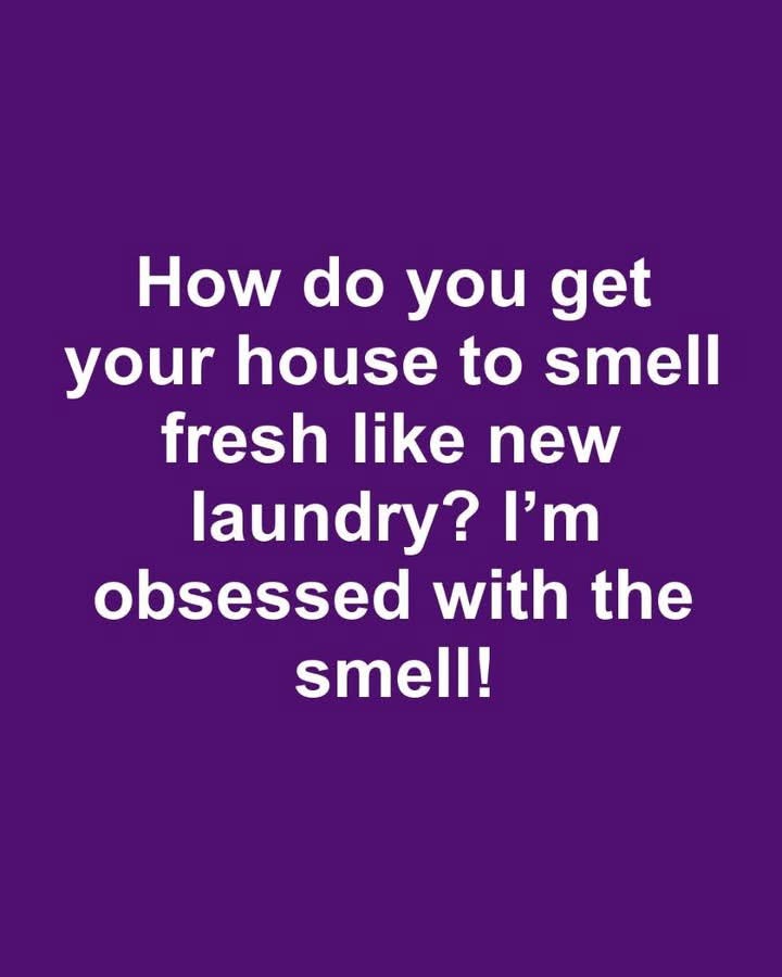 Loving the soothing scent that fills a clean home
