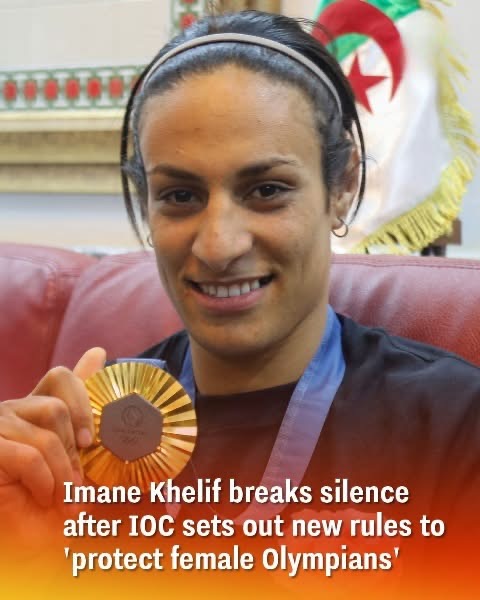 After the IOC unveiled new protections for female athletes, Imane Khelif finally breaks her silence