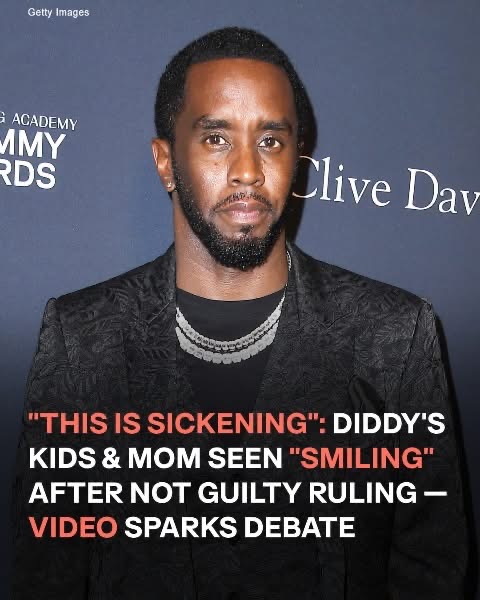 Diddy’s family seen gathering outside courthouse following verdict