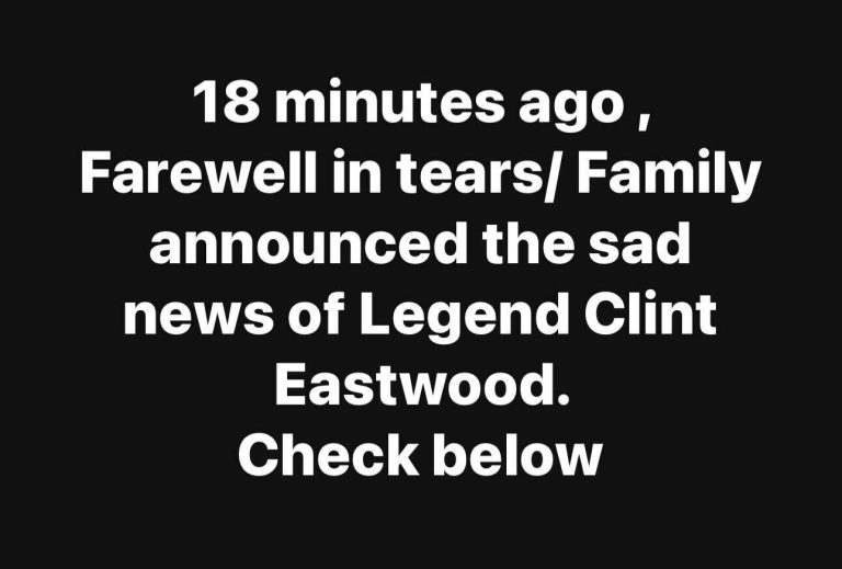 Clint Eastwood’s kids have announced the awful news