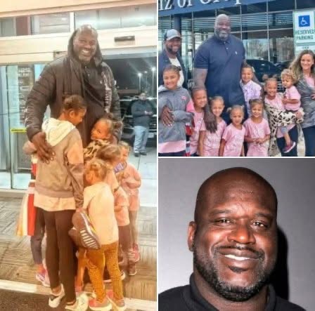 Shaq surprises an 11-member family with two brand-new vehicles and more