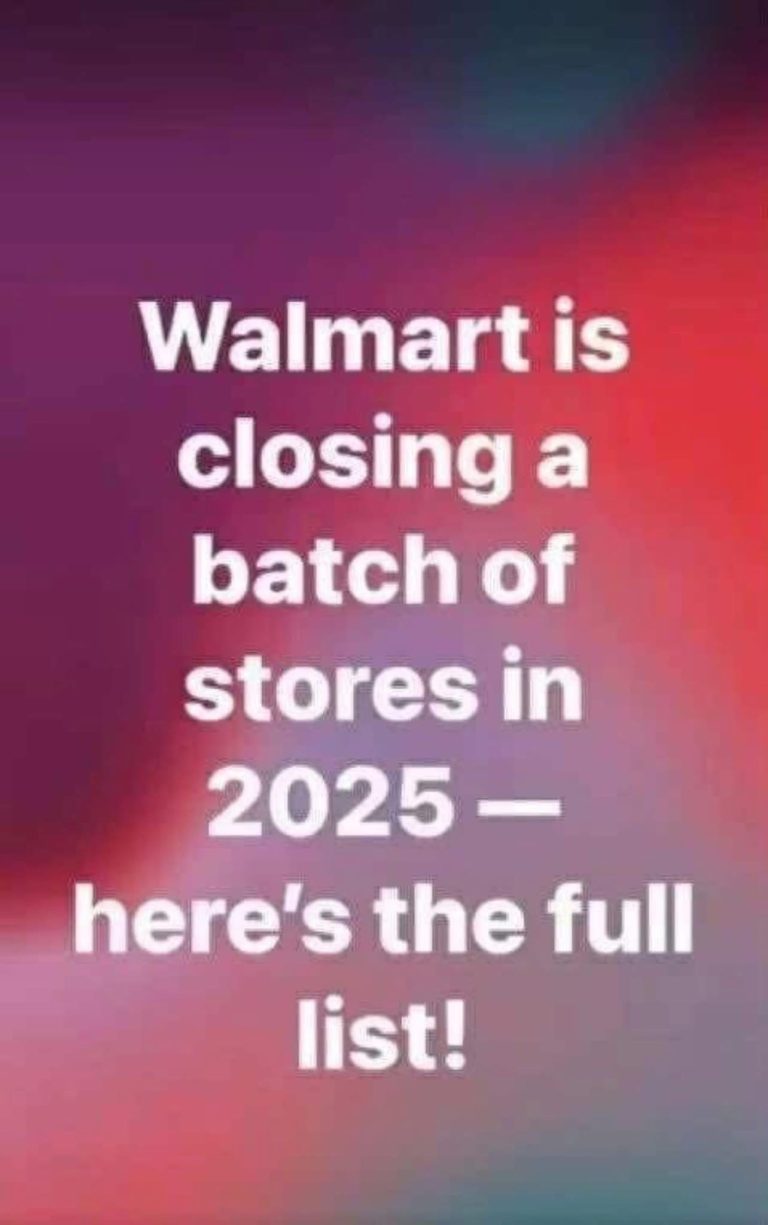 Walmart is closing a batch of stores in 2025 — here’s the full list!… READ MORE IN COMMENT