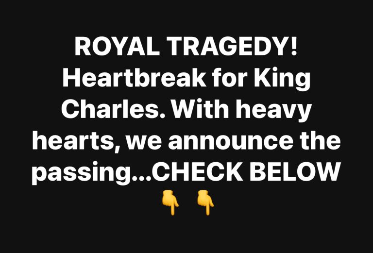 It breaks our hearts to confirm the news about the great King Charles
