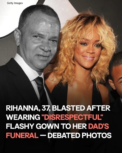 Many are confused by what Rihanna wore to her father’s funeral