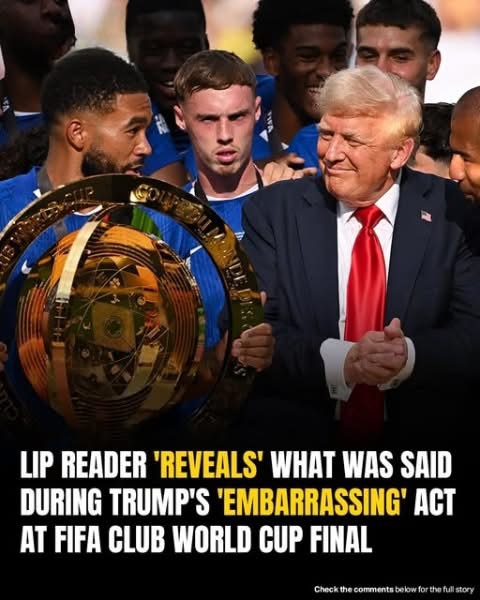 Lip Reader Reveals What Trump Said During FIFA Final—And It Left Players Stunned
