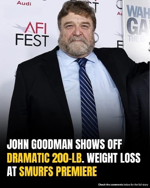 John Goodman Stuns Fans With 200-lb. Weight Loss At Smurfs Premiere