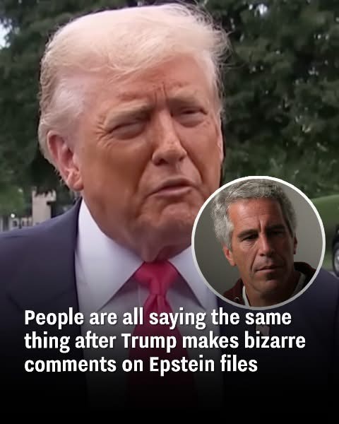 After Trump’s strange remarks on the Epstein files, everyone is reacting the same way