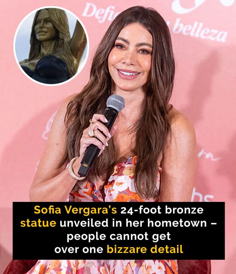 Fans notice a strange detail on Sofía Vergara’s giant statue