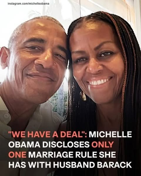 Michelle Obama Unpacks the Deal She and Barack Made to Maintain Their Relationship