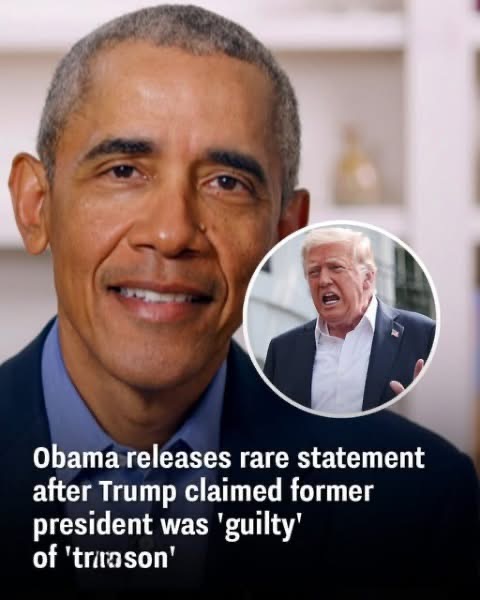 Obama breaks silence after Trump accuses him of ‘tre.as.on’