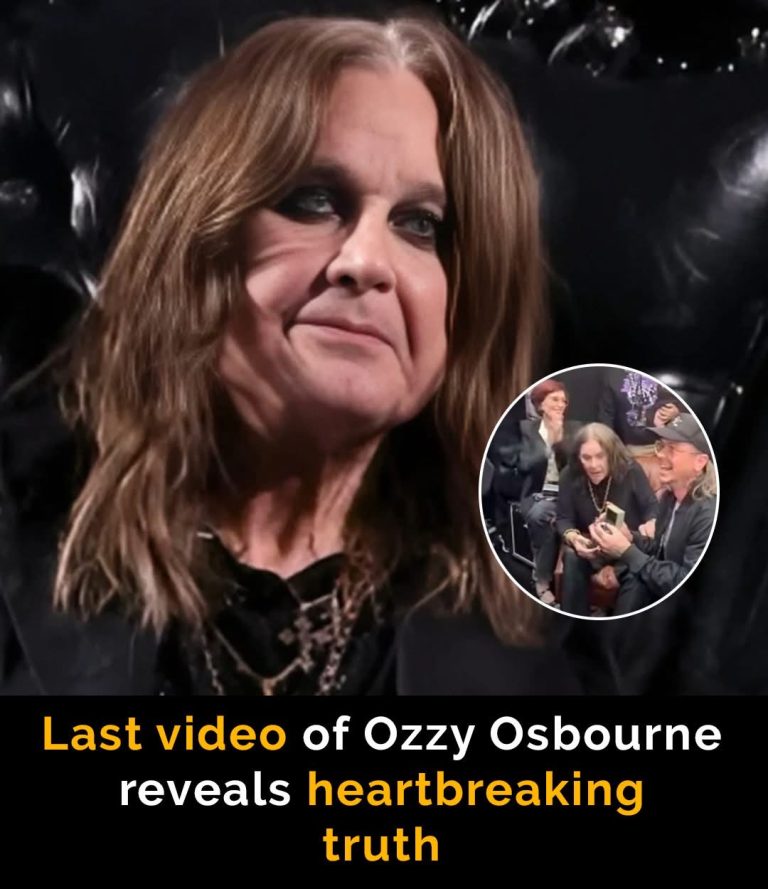 A final clip shows Ozzy Osbourne in good spirits, laughing and smiling