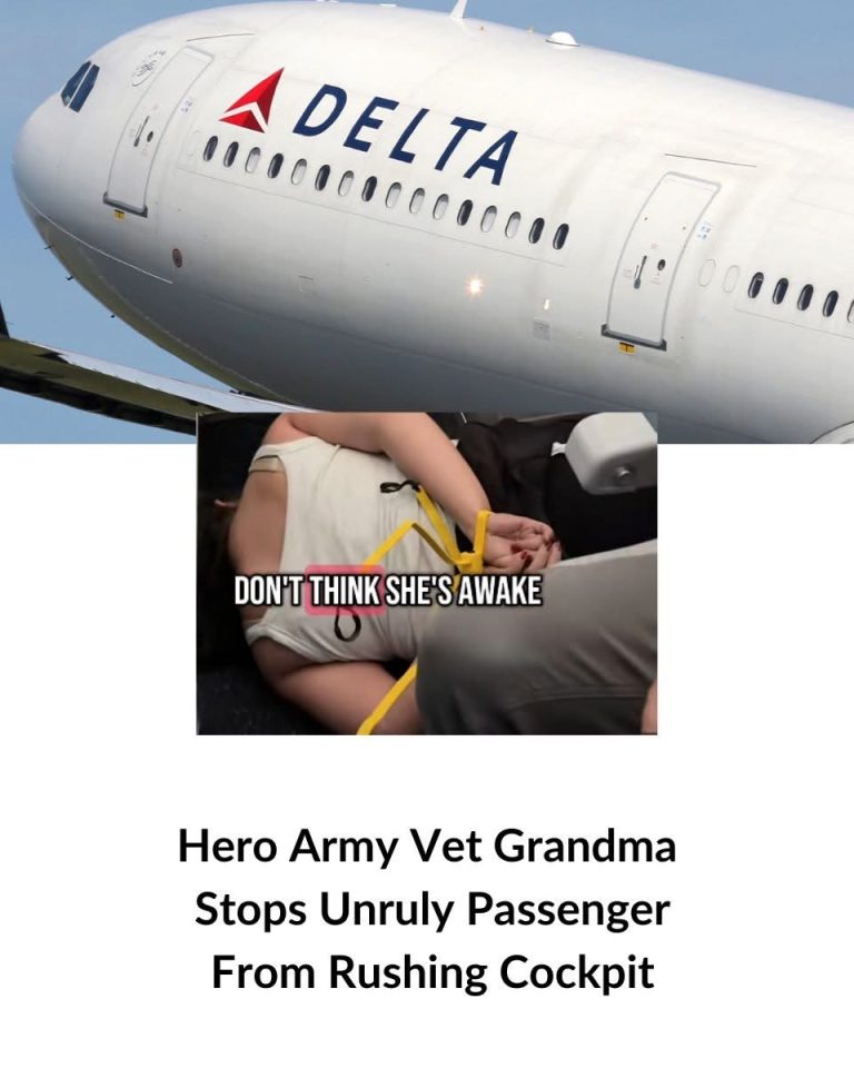 Hero Army Vet Grandma Stops Unruly Passenger from Rushing Cockpit